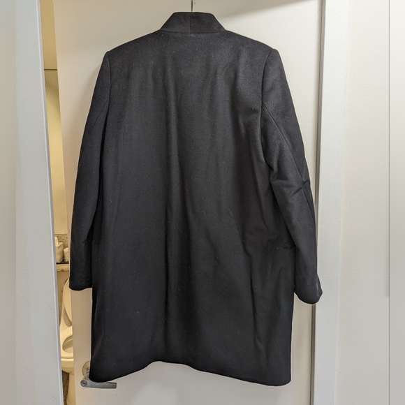 EUC Vintage Mango Premium Black Relaxed Fit Blazer - Sz L - Picture 8 of 9